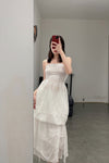 marc le bihan gown tube top dress 21940-E21 WHITE